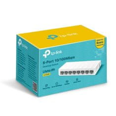 TP-Link LS1008 LiteWave 8-Port 10/100 Mbps Desktop Switch