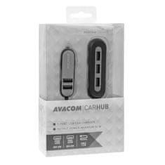 Avacom Nabíječka CarHUB do auta, 5x USB výstup, černá