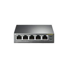 TP-Link switch 5-Port GbE RJ45 Ports, včetně 4x PoE port; desktop