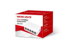 Mercusys MS105 5x10/100 mini desktop switch, plastic case