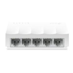 TP-Link LS1005 LiteWave 5-Port 10/100M Desktop Switch, 5 10/100M RJ45 Ports, Desktop Plastic Case