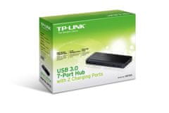 TP-Link USB hub UH720 7-port USB 3.0, 2 porty pro dobíjení (2.4A max)
