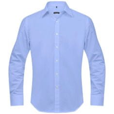 Greatstore Pánská business košile 3 ks světle modrá vel. XL