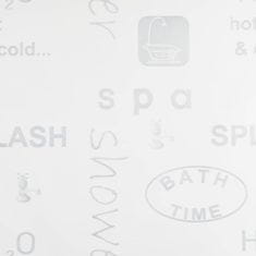 Greatstore Sprchová roleta 120 x 240 cm se vzorem „Splash"
