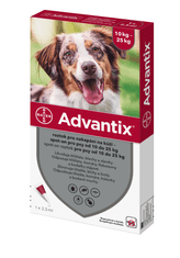 Bayer Advantix pro psy spot-on 10-25kg 1x2,5 ml