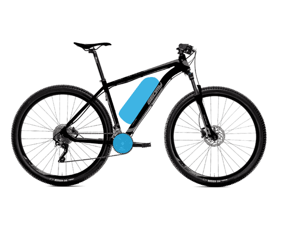 EVBIKE Přestavbová sada s výkonem 750W, 13Ah baterií na rám s dojezdem až 100 km