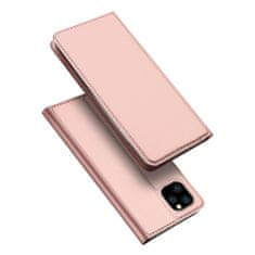 Dux Ducis Skin Pro knížkové kožené pouzdro pro iPhone 11 Pro, růžové