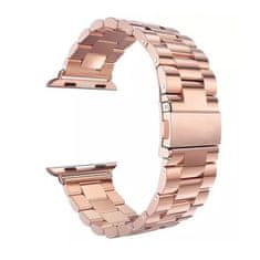 BStrap Stainless Steel Boston řemínek na Apple Watch 38/40/41mm, Rose Gold