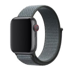 BStrap Nylon řemínek na Apple Watch 42/44/45mm, Slate