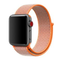 BStrap Nylon řemínek na Apple Watch 42/44/45mm, Orange