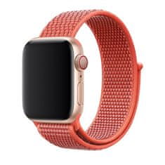 BStrap Nylon řemínek na Apple Watch 38/40/41mm, Light Red