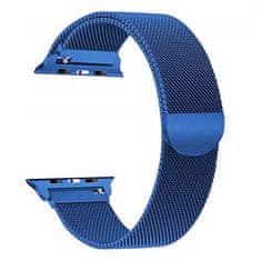 BStrap Milanese řemínek na Apple Watch 38/40/41mm, Blue