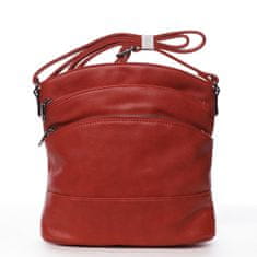 Romina & Co. Bags Praktická dámská crossbody se zipy Isidore červená