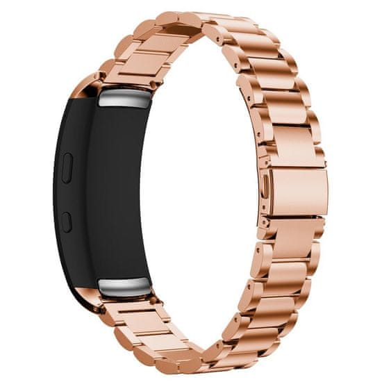 BStrap Stainless Steel řemínek na Samsung Gear Fit 2, rose gold