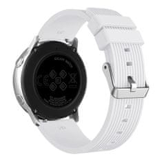 BStrap Silicone Line (Small) řemínek na Samsung Galaxy Watch Active 2 40/44mm, white