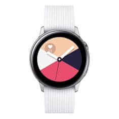 BStrap Silicone Line (Small) řemínek na Samsung Galaxy Watch Active 2 40/44mm, white