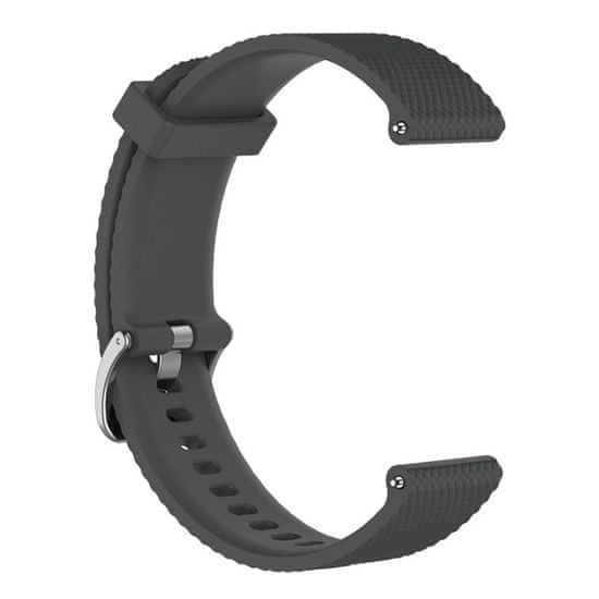 BStrap Silicone Bredon řemínek na Huawei Watch GT/GT2 46mm, dark gray