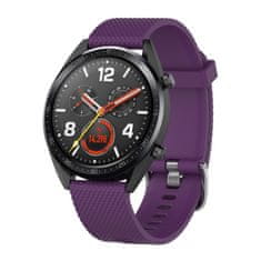 BStrap Silicone Bredon řemínek na Huawei Watch GT/GT2 46mm, purple