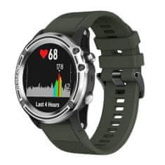 BStrap Silicone Acton řemínek na Garmin Fenix 5s / 5s Plus, army green