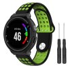 Silicone Sport řemínek na Garmin Forerunner 235, black/green