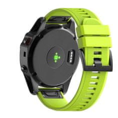 BStrap Silicone Acton řemínek na Garmin Fenix 5s / 5s Plus, fruit green