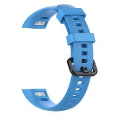 BStrap Silicone Line řemínek na Honor Band 4, light blue