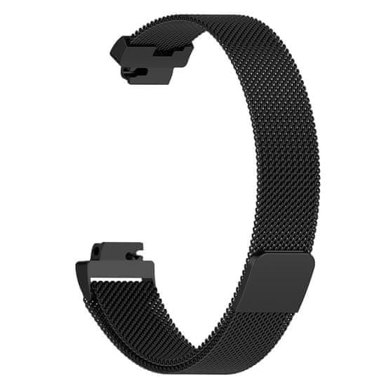 BStrap Milanese (Large) řemínek na Fitbit Inspire, black