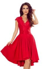 Numoco Dámské šaty s výstřihem Patricia červená M