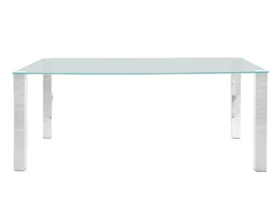 Design Scandinavia Stůl se skleněnou deskou Canton 180 cm, čiré sklo