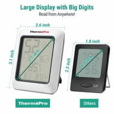 ThermoPro TP-50 Base Station meteostanice stříbrná