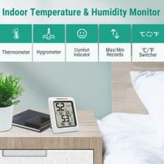 ThermoPro TP-50 Base Station meteostanice stříbrná