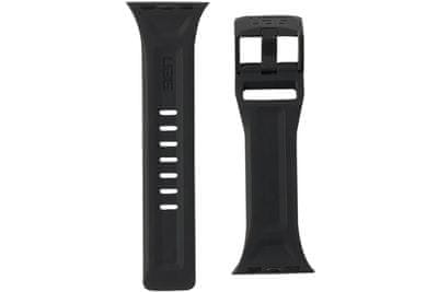 náhradní náramek k hodinkám apple watch uag scout strap apple watch 44 42 mm 191488114040 outdoor odolný sport anitmikrobiální nerez ocel rychlé a snadné upínání velká spona silikonový unisex moderní design