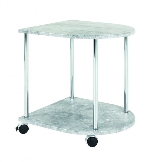 Mørtens Furniture Odkládací stolek Keith III, 45 cm, beton