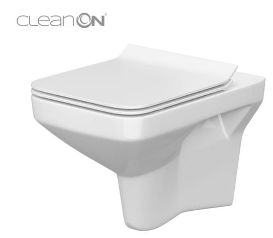 CERSANIT Závěsné wc como new cleanon bez sedátka (K32-020)