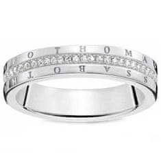 Thomas Sabo Prsten "Klasický bílý" , D_TR0026-725-14-54, Sterling Silver, 925 Sterling silver, white diamond