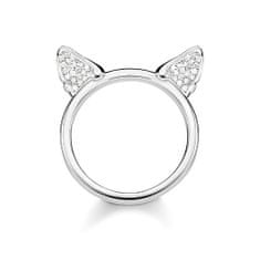 Thomas Sabo Prsten "Kočičí uši" , TR2259-051-14-52, Sterling Silver, 925 Sterling silver, zirconia white