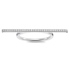 Thomas Sabo Prsten , D_TR0027-725-14-54, Sterling Silver, 925 Sterling silver, white diamond