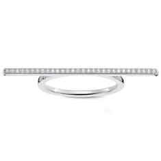 Thomas Sabo Prsten , D_TR0027-725-14-52, Sterling Silver, 925 Sterling silver, white diamond