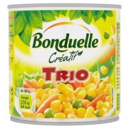 Bonduelle Créatif Trio zeleninová směs v mírně slaném nálevu 12× 400g