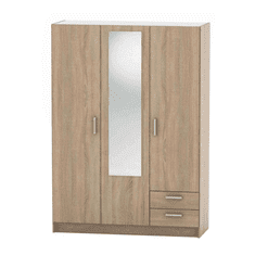 BPS-koupelny 3-dveřová skříň, dub sonoma, BETTY 7 BE07-001-00