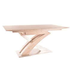 KONDELA Jídelní stůl, dub sonoma, 160x90 cm, BONET