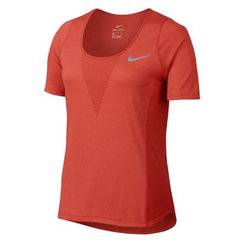 Nike W NK ZNL CL RELAY TOP SS, 10 | RUNNING | WOMENS | SHORT SLEEVE TOP | MAX ORANGE | M