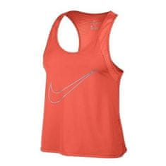 Nike W NK DRY TANK RUN FAST, 10 | RUNNING | WOMENS | TANK TOP/SINGLET | TURF ORANGE/REFLECTIVE SILV | S