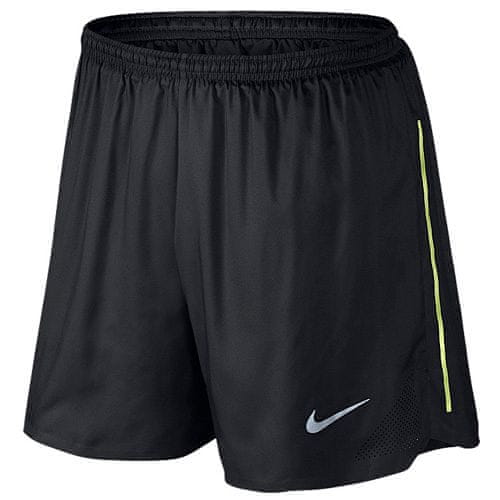 Nike 5" RACING SHORT, RUNNING | MENS | BLACK/REFLECTIVE SILV | S