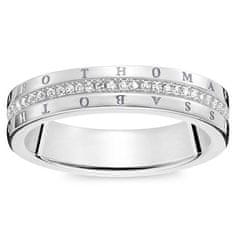 Thomas Sabo Prsten "Klasický bílý" , D_TR0026-725-14-50, Sterling Silver, 925 Sterling silver, white diamond