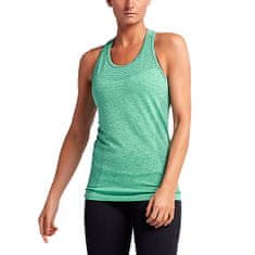 Nike DRI-FIT KNIT TANK, 10 | RUNNING | WOMENS | TANK TOP/SINGLET | HASTA/GREEN GLOW/REFLECTIVE SI | L