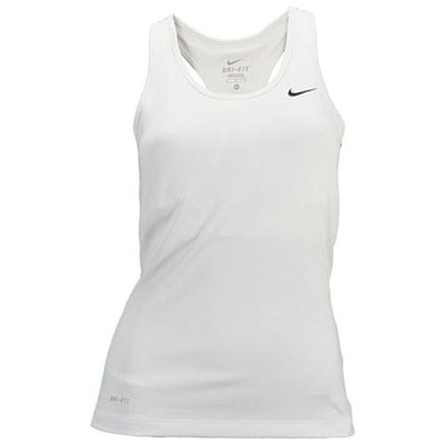 Nike WOMENS AIRBORNE TOP II, 10 | RUNNING | WOMENS | AIRBORN TOP | TM WHITE/TM WHITE/TM BLACK | XL