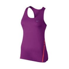 Nike RUN FREE FRAMED TANK, 10 | RUNNING | WOMENS | TANK TOP/SINGLET | COSMIC PURPLE/REFLECTIVE SILV | M