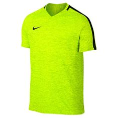 Nike M STRKE TOP SS, 10 | FOOTBALL/SOCCER | MENS | SHORT SLEEVE TOP | VOLT/BLACK/BLACK | 2XL