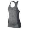 Nike DRI-FIT KNIT TANK, 10 | RUNNING | WOMENS | TANK TOP/SINGLET | BLACK/HTR/REFLECTIVE SILV | M